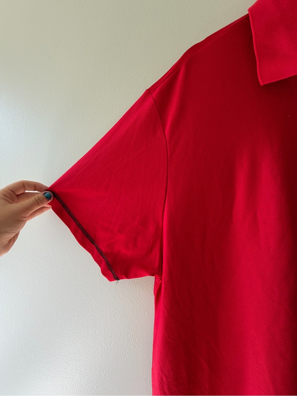Cincinnati Reds Red Men's Polo Shirt - Team Logo - Picture 4 of 7